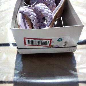 A New Day Purple Braided Heels